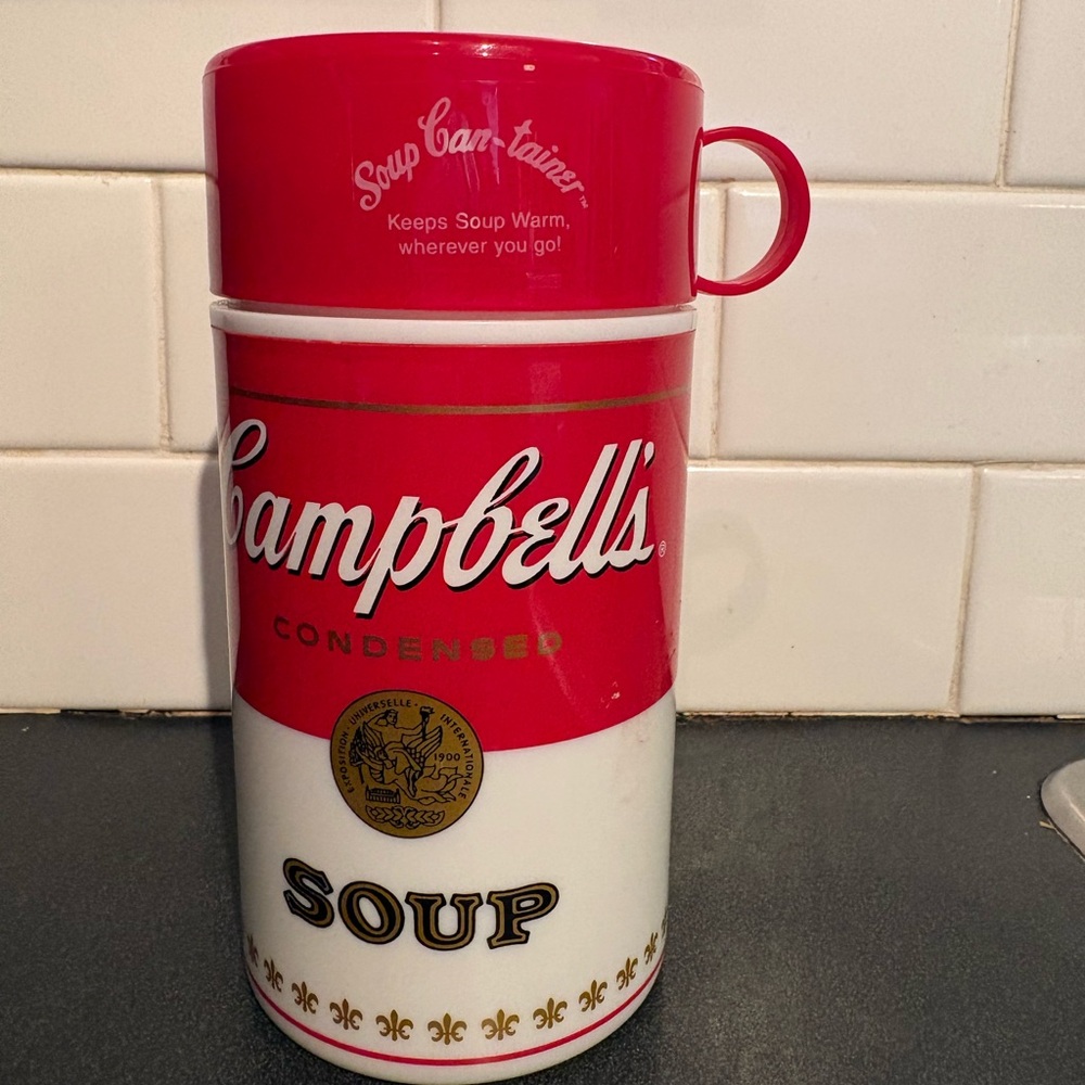 Vintage 1998 Campbell's Soup Insulated Thermos 11.5 oz